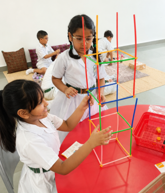 Cambridge Lower Secondary students at DPS Taj City, Agra
